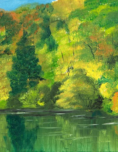 Herbstspiegelung