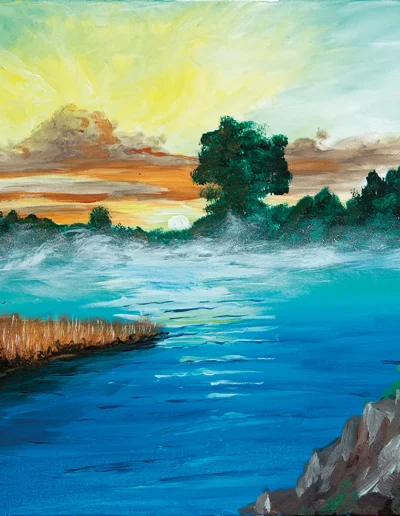 Mystiscvher Sonnenaufgang